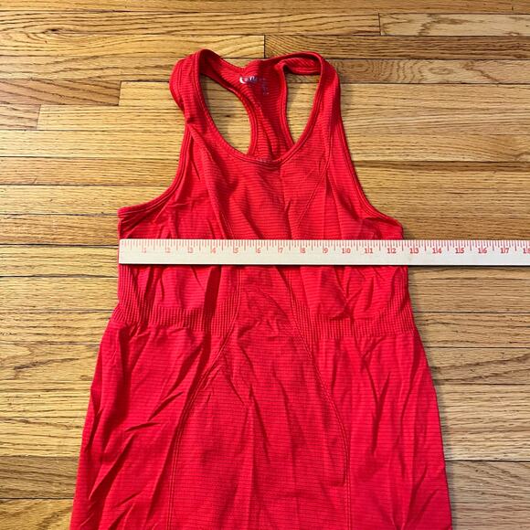 ZYIA Active Tank Shirt Womens Small Copper Charge Tank Top Neon Red - Picture 6 of 7